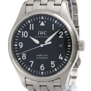 IWC Pilot Watch XVIII 18 Automatic Stainless Steel Mens Watch IW327011 Polished